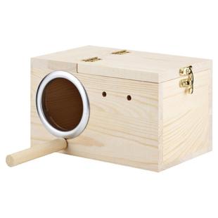 玄凤鸟实木鸟窝鸟用笼子八哥虎皮牡丹鹦鹉木窝饲养繁殖箱鸟类用品