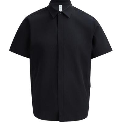 本来触感凉男士凉感翻领短袖衬衫宽松衬衣2026夏季新款BRL260002