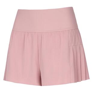 【新品】Keep运动短裤女速干透气二合一高腰百褶网球运动短裤0708