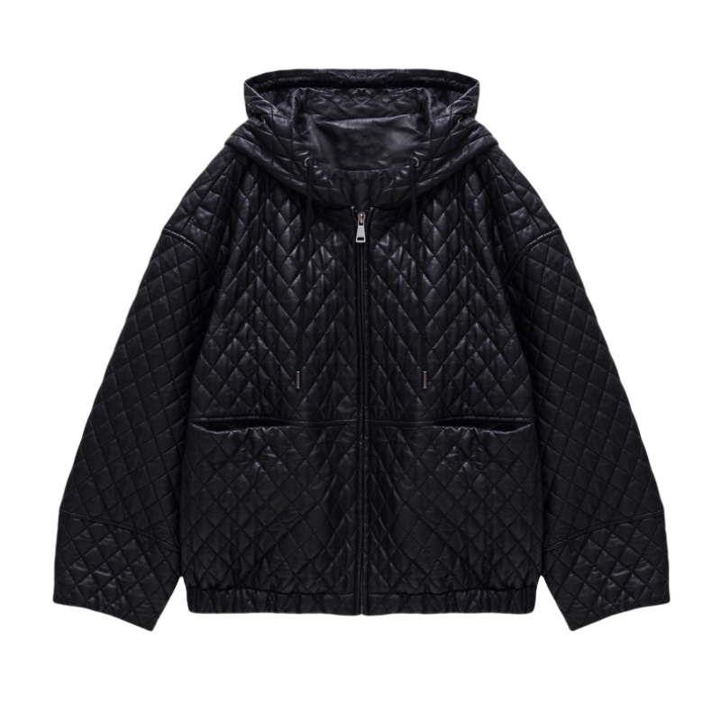 真皮绵羊皮短款蚕丝棉服皮衣外套