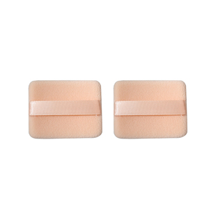 kiko粉饼粉扑替换原装双面植绒蜜散粉扑化妆定妆专用绒面方形小号