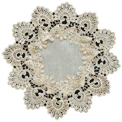 唯米9957欧式蕾丝圆形防尘布盖巾