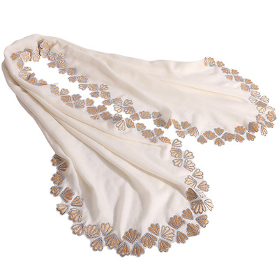 W家主打款山羊绒pashmina围巾