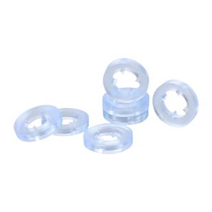 固万基配套六角钻尾自攻螺丝钉燕尾尼龙垫片绝缘塑料平垫防水垫圈