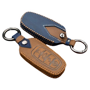 适用于红旗H5钥匙套H7 HS5 HS7新能源EHS3汽车真皮男女钥匙包扣壳