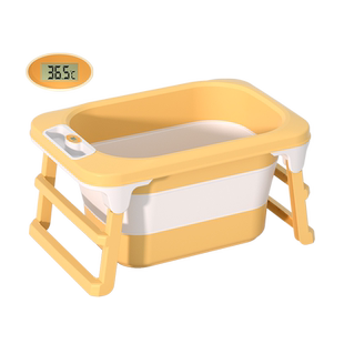 婴儿游泳桶家用宝宝洗澡盆儿童洗澡桶折叠浴桶泡澡桶可坐大号浴盆