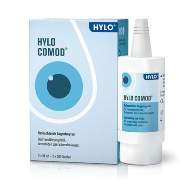 【自营】德国海露HYLO COMOD滴眼液滋润补水10ml 双支装 护眼玻璃