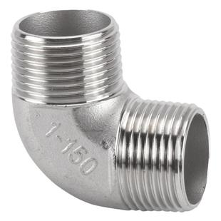 304不锈钢内外丝弯头90度变异径转接头1/2分3分4分6分1寸水管配件