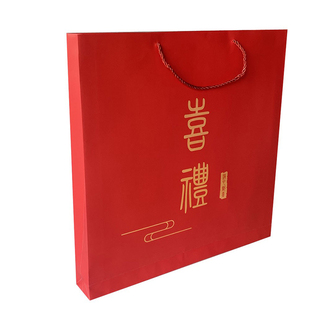 百喜图超特大号可装50x50cm画框相框拼图礼品袋盒婚礼物手提纸袋