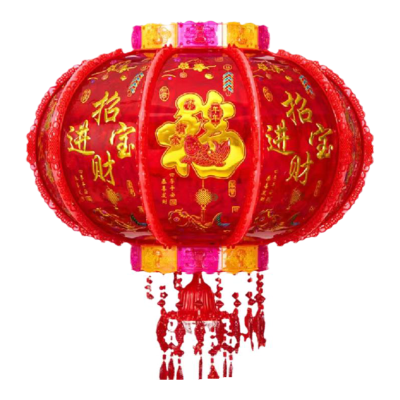 2025新款旋转灯笼led走马灯七彩阳台吊灯大门口新年春节乔迁一对