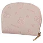 新款可爱压印小熊钱包防消磁多卡位短款钱包女款卡包韩国ins风