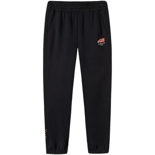 安踏好事发生丨新年款运动长裤女裤冬休闲束脚卫裤子马年本命年