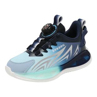 巴布豆童鞋男童运动鞋2025春秋季新款皮面男孩子小学生儿童休闲鞋