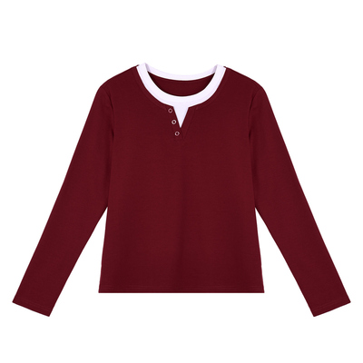 秋冬加绒长袖t恤女内搭打底衫