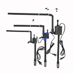 长锐鱼缸水泵MY/CR-05/036/046/088三合一水泵过滤器水循环增氧泵