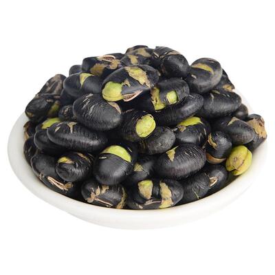 炒黑豆即食熟盐焗香酥脆豆子炒货