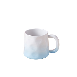 名创优品渐变马克杯女生高颜值陶瓷家用喝水杯子办公室咖啡杯新款