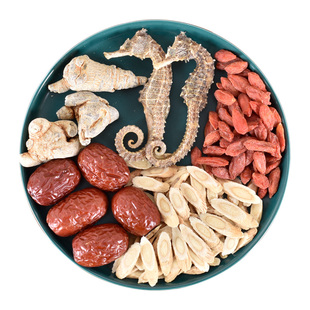 海马田七汤煲汤料包黄芪红枣枸杞海马干货中草药材饮片儿童成长汤