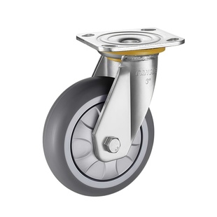 静音轮重型万向轮3寸4寸5寸6寸8寸脚轮丝杆轮橡胶轮手推车轮子