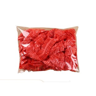 餐桌桌布一次性松紧带圆桌长方形桌子塑料布布套红色免洗桌面结婚