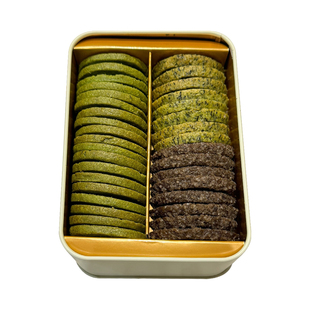 现货日本进口京都中村藤吉本店3种抹茶焙茶浓茶曲奇罐饼干伴手礼