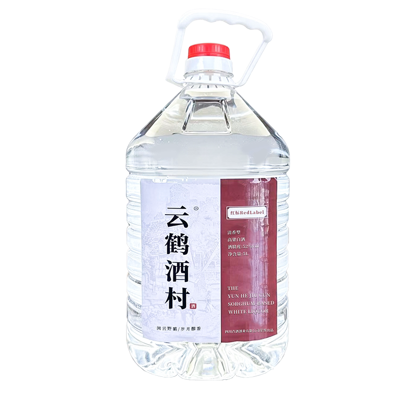 红标52度清香型高粱酒5L桶装