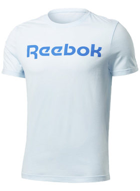 REEBOK男女纯棉运动休闲复古字母LOGO透气跑步训练短袖T恤FP9156