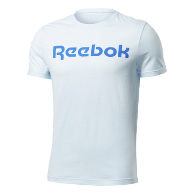 REEBOK男女纯棉运动休闲复古字母LOGO透气跑步训练短袖T恤FP9156