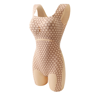 2026新款连体塑身衣收腹束腰提臀后脱式无痕塑形美体束身衣带胸垫