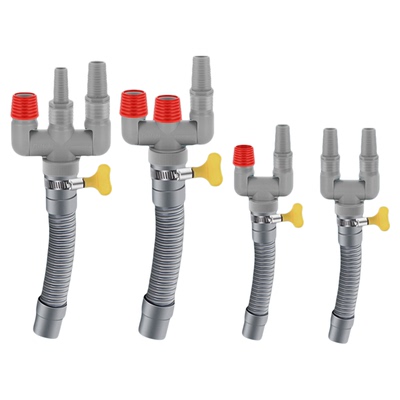 洗衣机烘干机下水三通加长延长排水软管通用接头家用管道排水四通