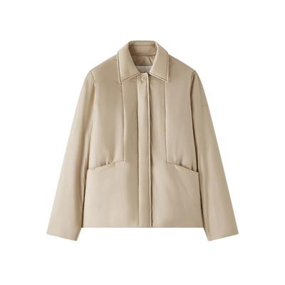 【自营】Marc O'Polo【商场同款】衬衫领双贴袋轻柔保暖短款棉服