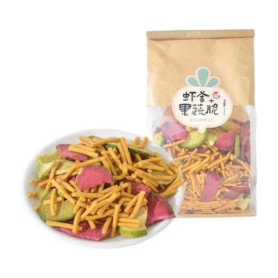 大纯丰虾条果蔬脆400g咪咪虾条零食膨化食品休闲办公室小吃零食