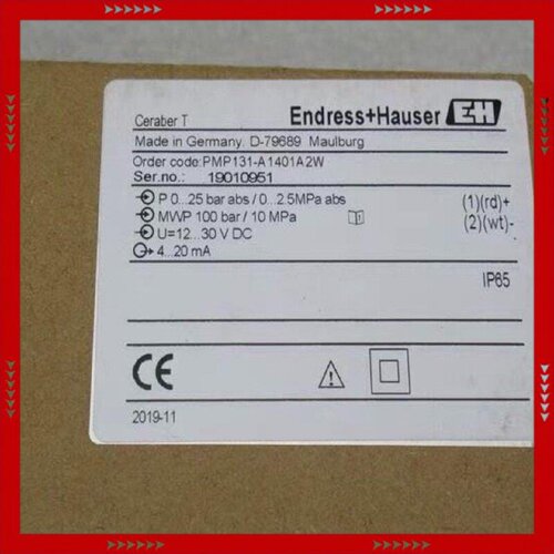 【问价】恩德斯豪斯EH压力开关 PMP131-A1401A2W