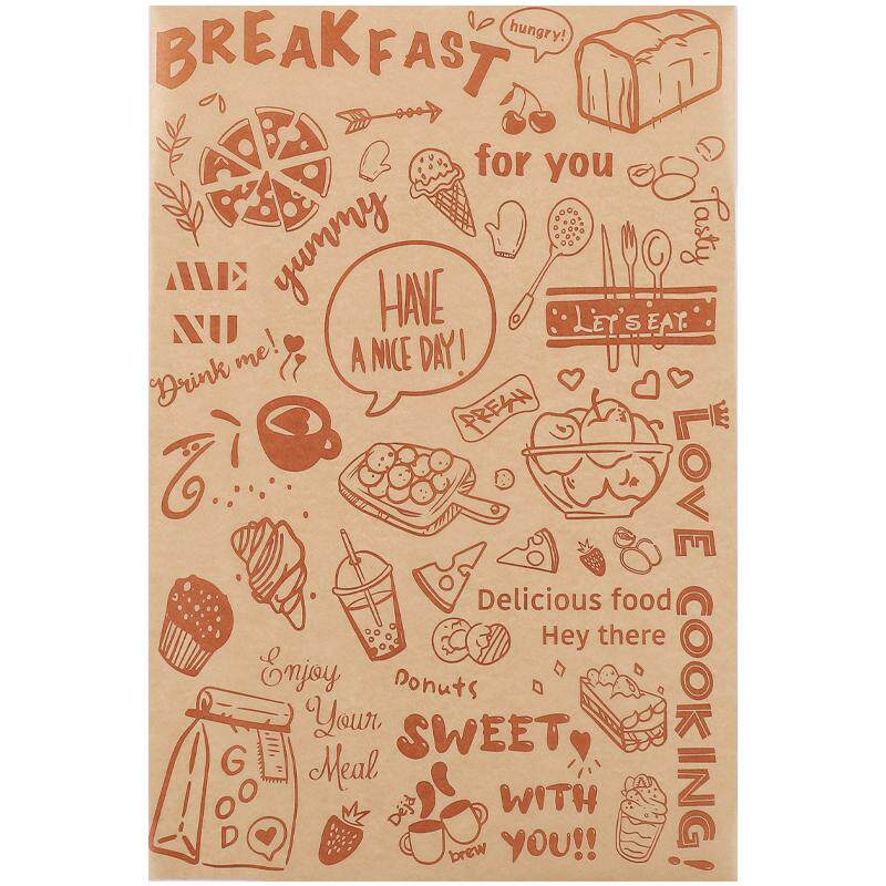 熊谷组烘焙纸烤箱用空气炸锅吸油纸食物专用纸垫家用耐高温硅油纸