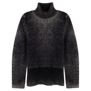 ACNE STUDIOS 春季新款女士黑色针织高领毛衣银泰百货精品301574