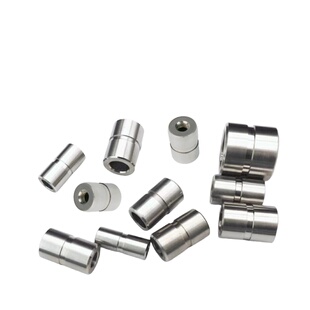 若宁汽车检具标准配件 圆形带螺纹检测销套 直套 导向 轴衬套螺纹