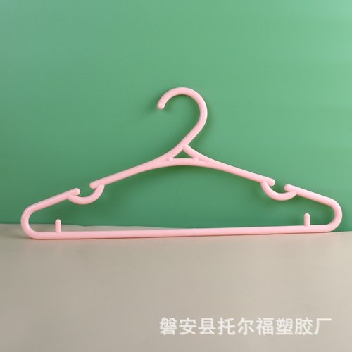 加粗加厚晾晒衣架挂衣加厚子衣服干家用撑湿两用挂收纳衣批发防滑