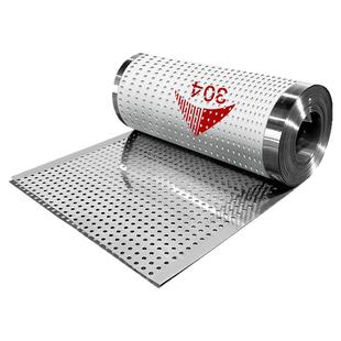 阳台304不锈钢防护网防盗网垫板防漏防坠落窗台护栏花架冲孔洞板