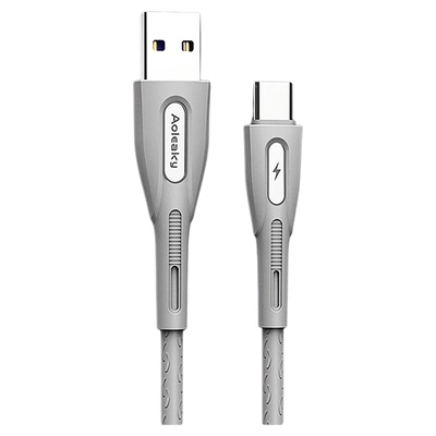 手机数据线2米5A支持快充闪充线