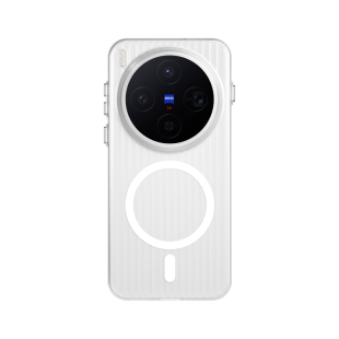 爱否立体淬炼冰川光栅手机保护壳适用于VIVO X300 Pro磁吸手机壳vivo x300磨砂瓦楞透明壳IQOO15防摔手机套