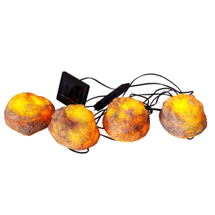 太阳能仿真石头灯牛粪灯户外防水家用公园庭院阳台装饰防水氛围灯