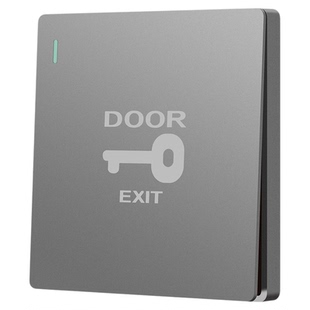 门禁开关出门按钮86型金属不锈钢自复位电源明装暗装常开开关面板