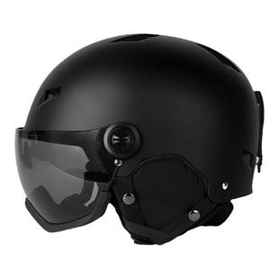 专业护目镜单板雪镜一体式滑雪头盔帽套成人儿童男女装备冬季眼镜