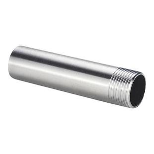 304不锈钢加长管子单头丝300mm不锈钢焊接加厚单头外丝4分管配件