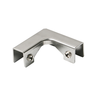 304不锈钢玻璃夹直角护角槽瓷砖花箱菜池套装固定夹鱼缸加固卡扣