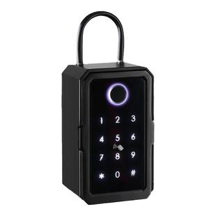 通通锁指纹密码钥匙盒壁挂式储物盒蓝牙APP控制智能刷卡遥控锁盒