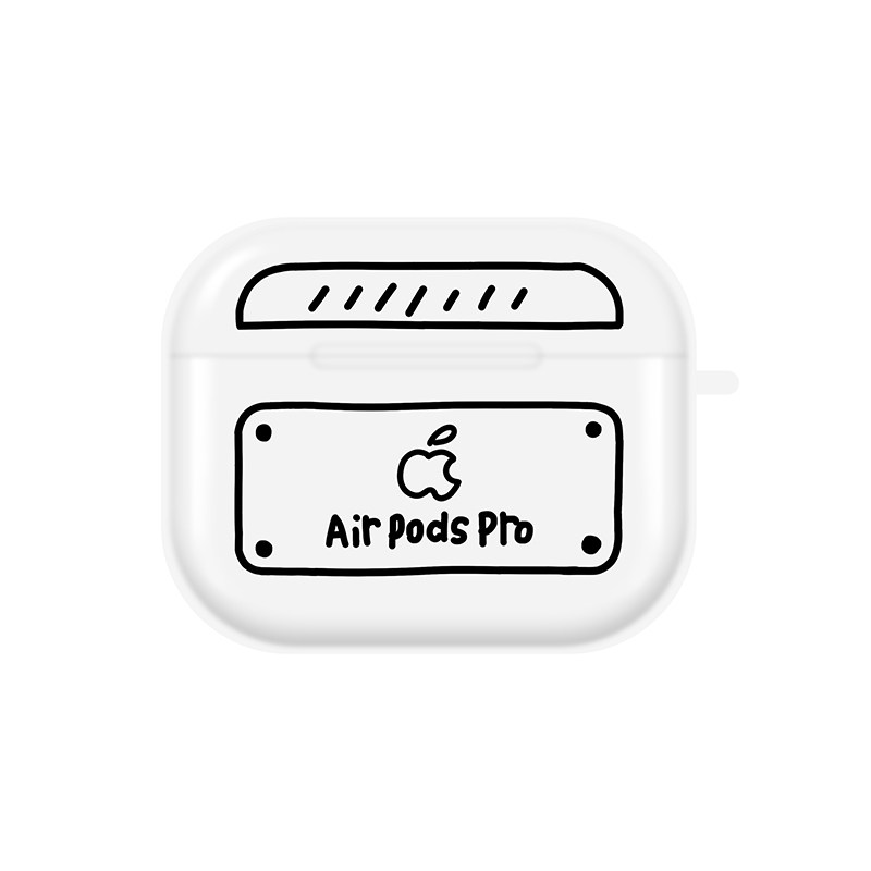 适用airpodspro3保护套三代airpods5保护壳五代透明pro2苹果透明airpod4代壳创意蓝牙耳机airpods3降噪小众