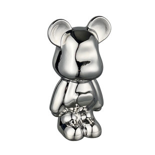 轻奢高档暴力熊摆件客厅玄关电视柜酒柜家居装饰品网红直播间套装