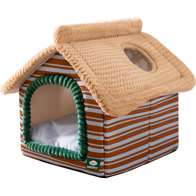 猫窝冬季保暖冬加厚四季通用猫咪睡窝屋舍封闭式寒冬猫窝猫床狗窝