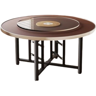 实木餐桌圆形大圆桌家用小户型吃饭桌子旋转盘圆桌面板单独圆桌面